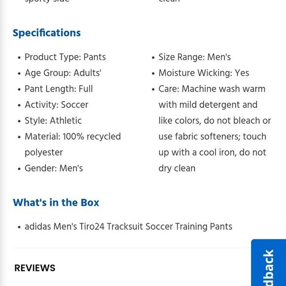 Adidas Tiro24 Training Pants- Black - Picture 7 of 10